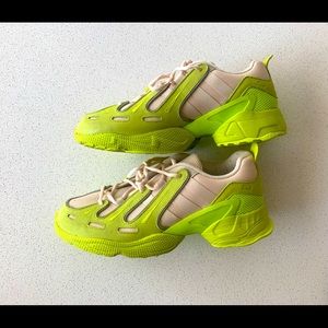 Adidas EQT GAZELLE Linen Semi Solar Yellow Low Top Shoes EE5031 Men’s Sz 10.5 US